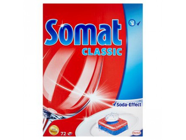 Somat Classic Таблетки для автоматических посудомоечных машин 72 шт, 1224 г